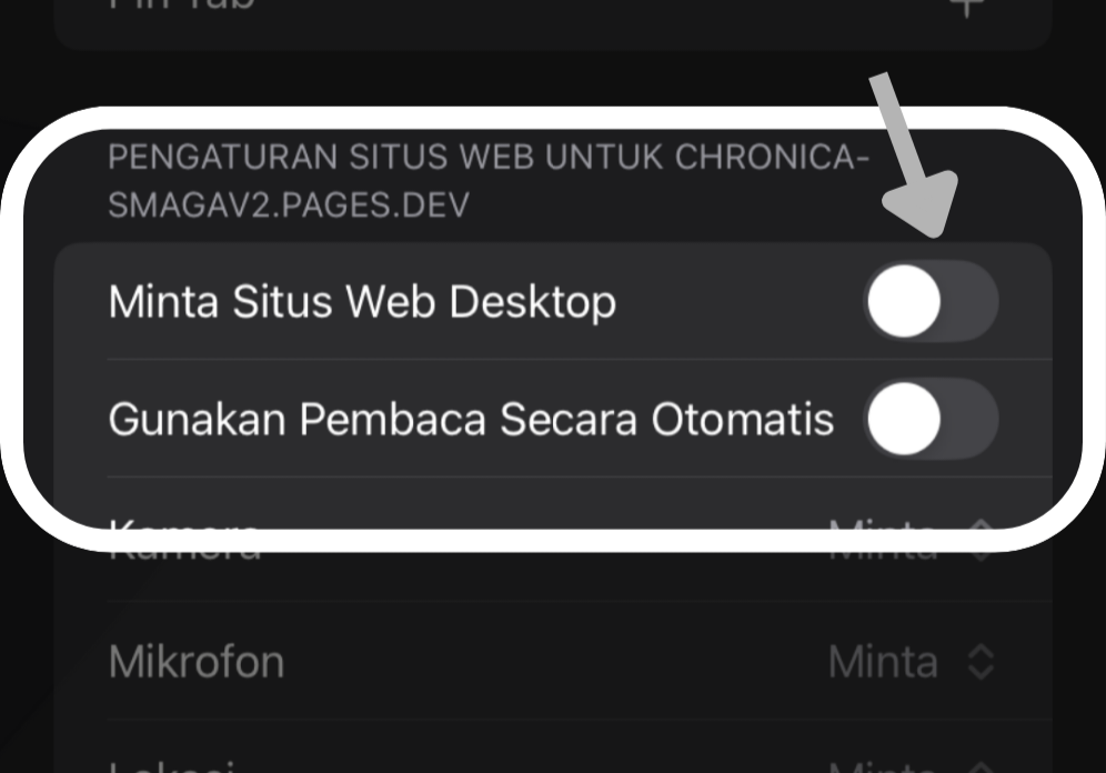 Langkah 3 iPhone